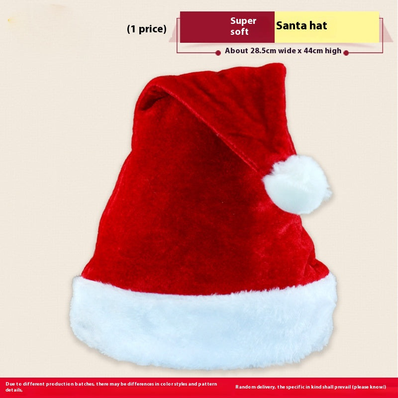 Adult and Children's Christmas Hat Set - Festive Winter Holiday Headwear
