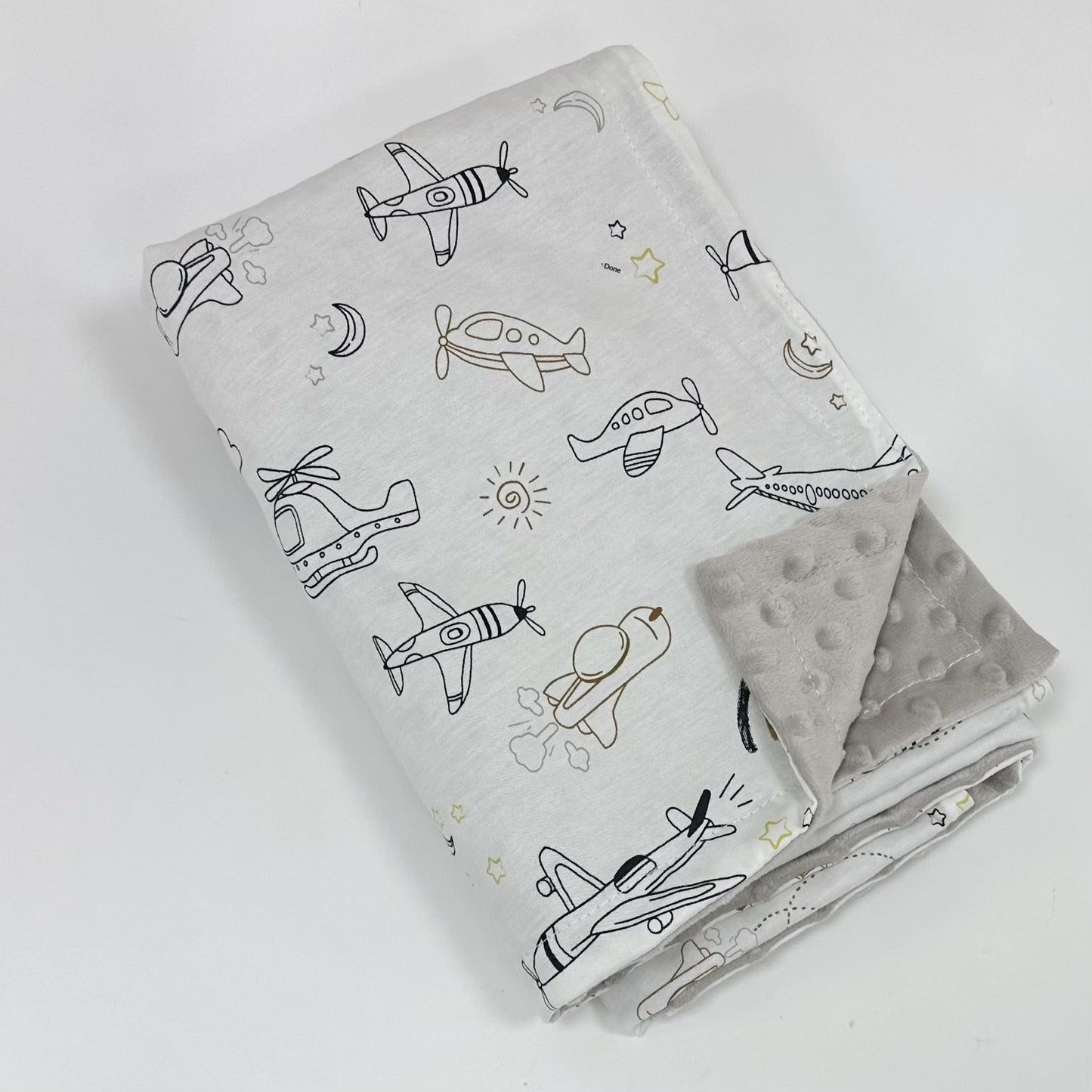 Baby Beanbag Blanket - Soft Cotton Nursery Bedding for Newborns & Toddlers