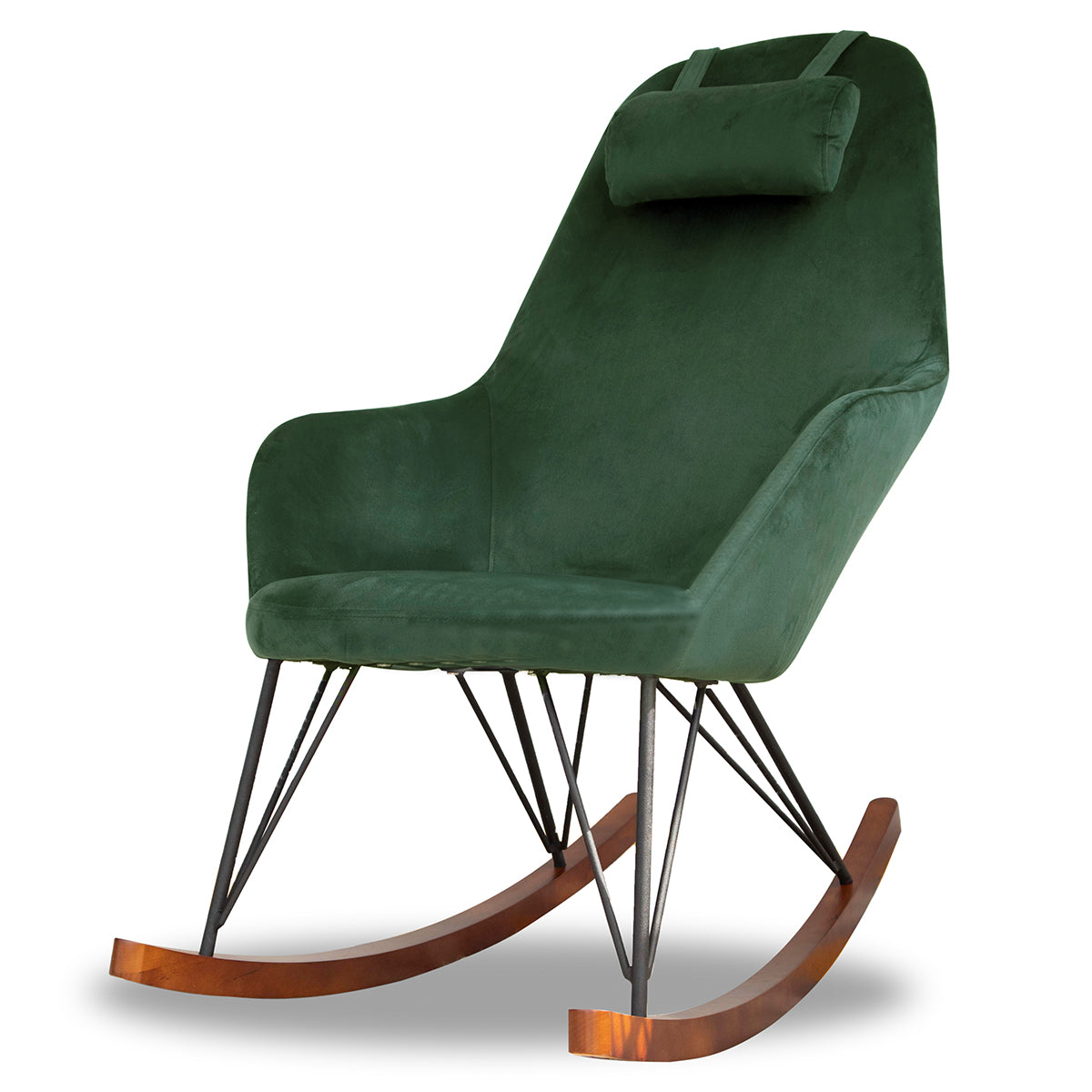 Chloe Mid Century Modern Rocker Livingroom And Bedroom Chair