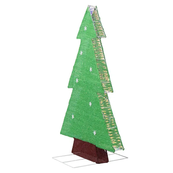 4FT Pre-Lit Christmas Tree with 110 Warm White LED Lights