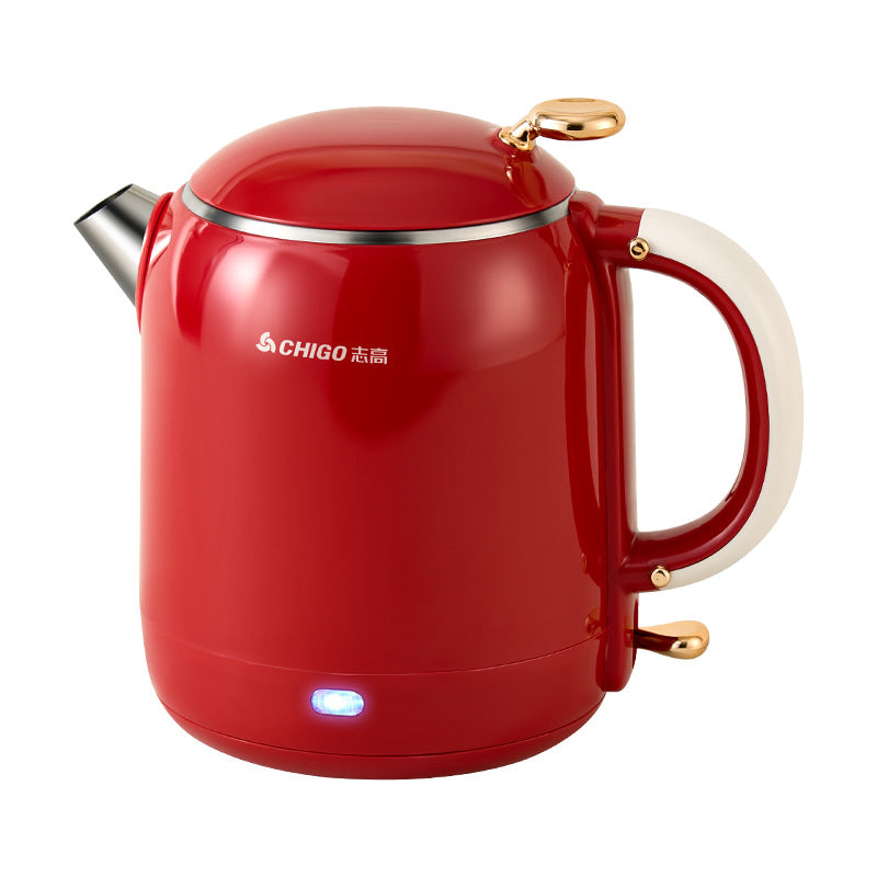 Portable Electric Kettle with Heat Preservation, 1L Travel Mini Water Boiler