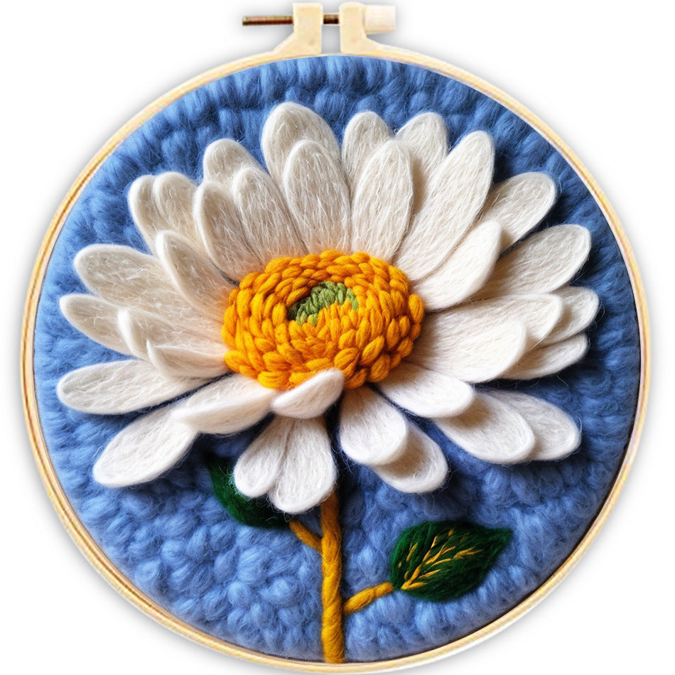 Embroidery Needle Felt Blanket Painting Kit - House Decor & Crafts
