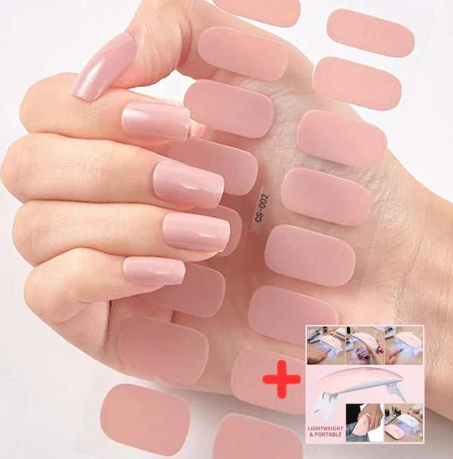 Portable Nail Heating Lamp for Gel Nails and Nail Art - Folding Handheld USB