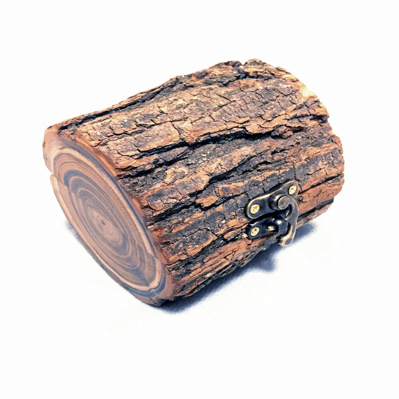 Creative Custom Lettering Ring Storage Box - Wooden Jewelry Organizer for Home