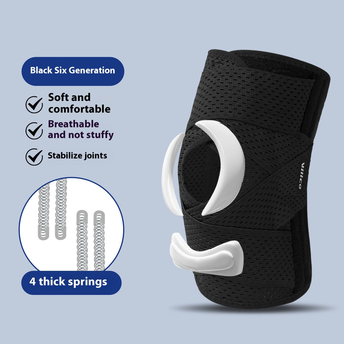 Sixth Generation Lightweight Breathable Sports Kneecaps Running