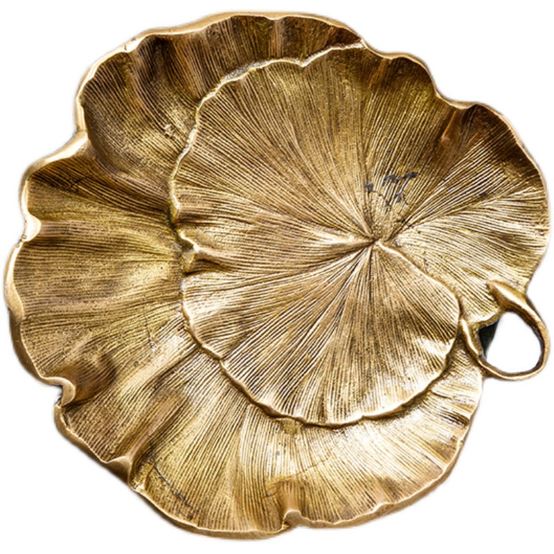 European Style Brass Dried Fruit Tray Jewelry Storage Organizer