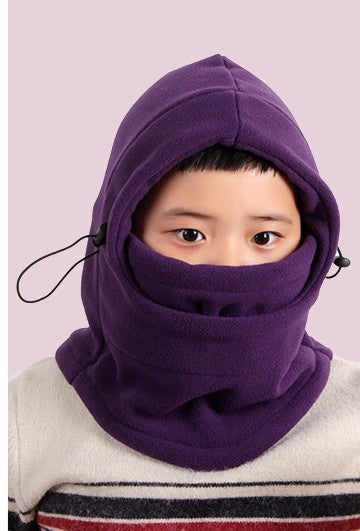 Children's Polar Fleece Thermal Wind Mask - All Match, Warm & Trendy for Kids