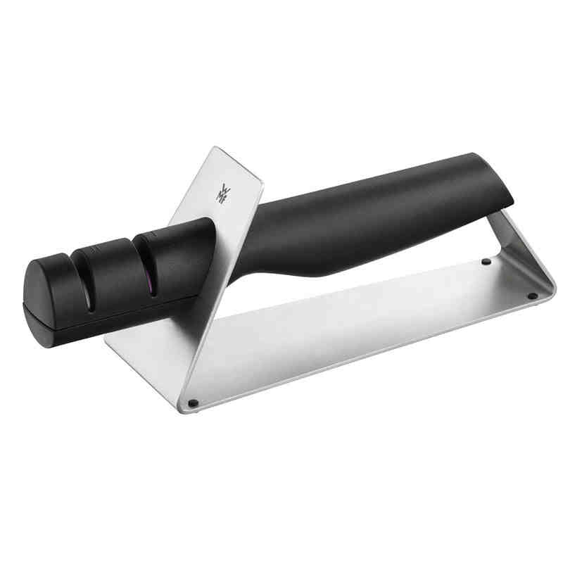Stainless Steel Adjustable Sharpener with Dual Gears - Coarse & Fine Grinding