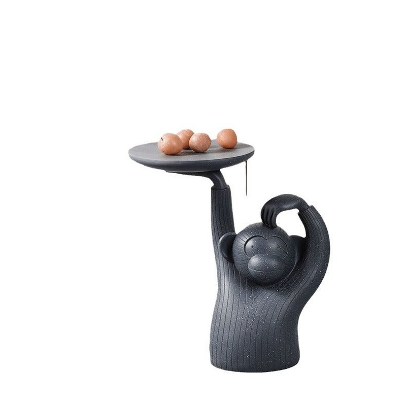 Monkey Coffee Table Tray Decorative Ornament Resin Modern Style
