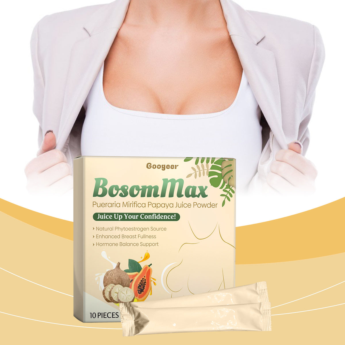 Papaya Juice Powder Body Treatment - 10 Packs