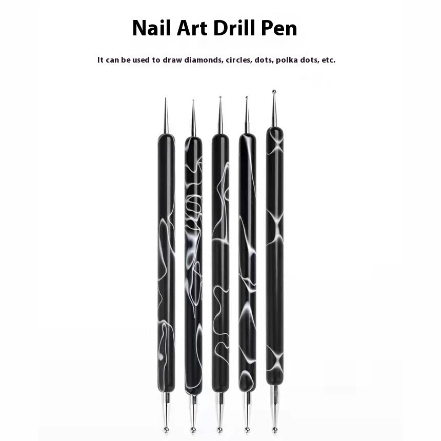 Acrylic Point Nail Brush Diamond Pen Line Pressing for Nail Art
