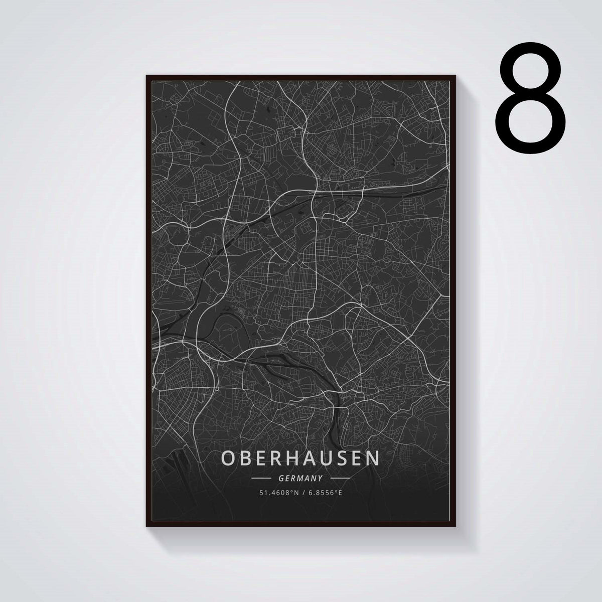 German City Decoration Poster Canvas Painting for Home Art