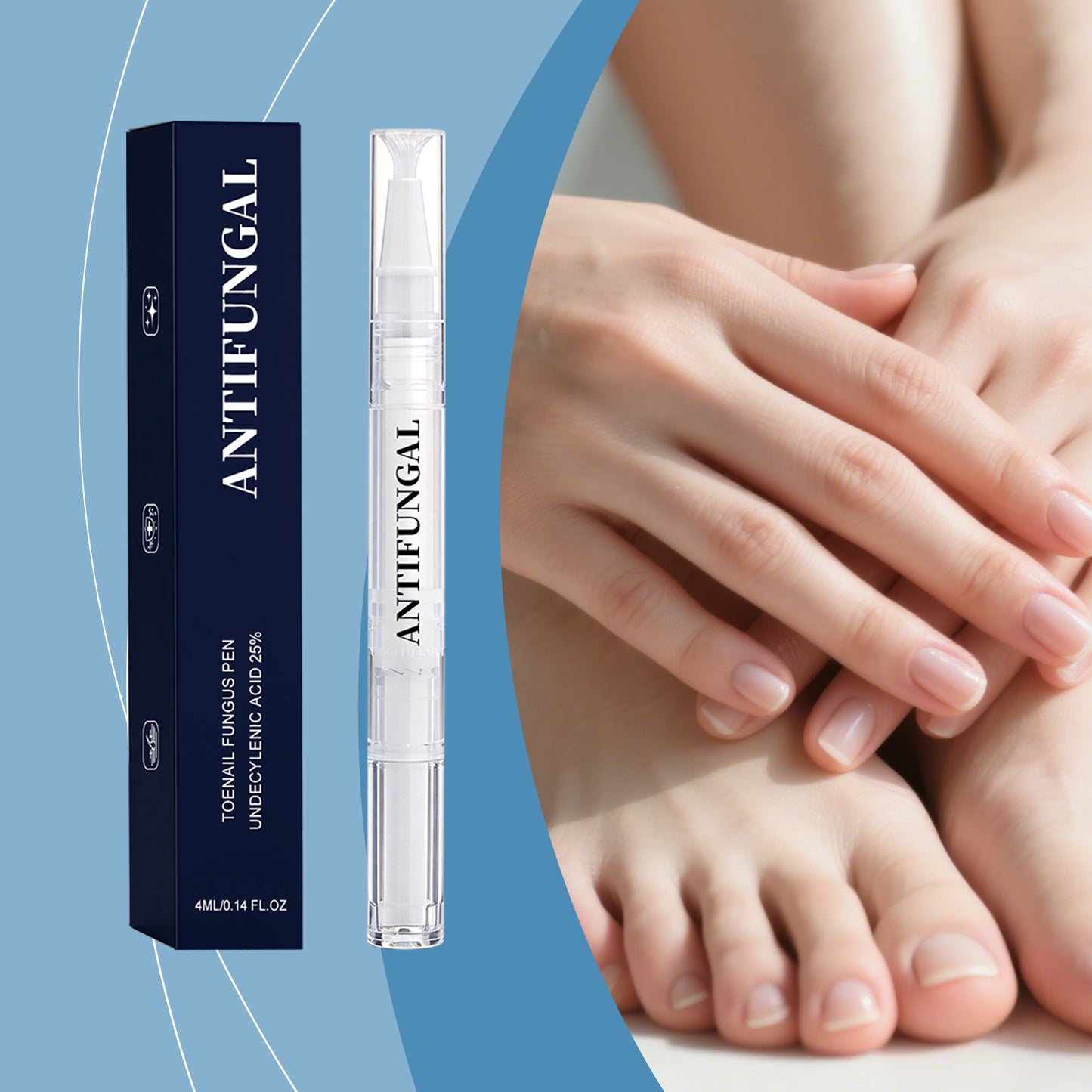 Nail Art Kit Nail Care Pen 4ml for DIY Manicure & Pedicure