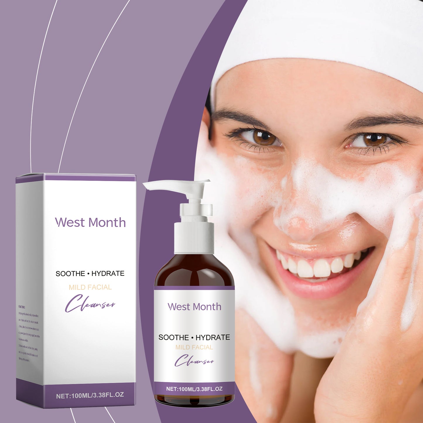 Moisturizing Facial Cleanser with Chamomile Extract - 100ml