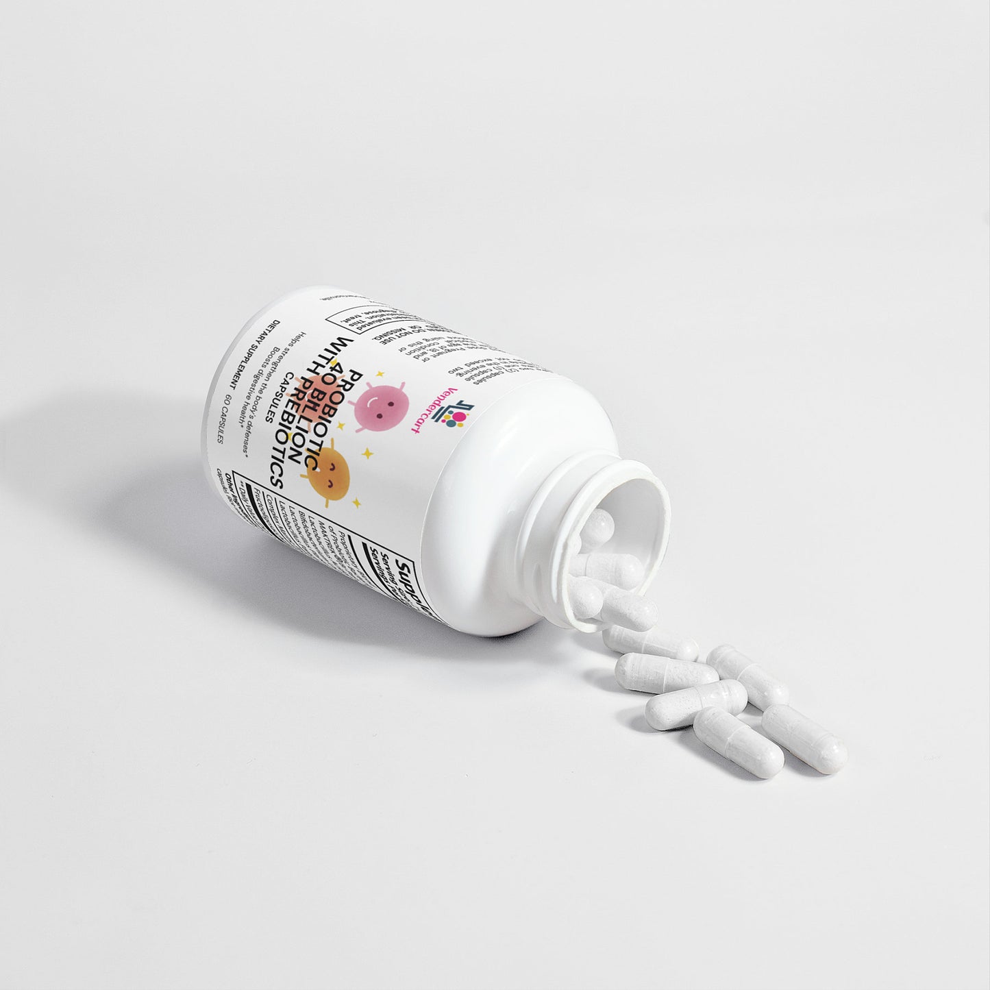 Probiotic 40 Billion CFU Supplement with Prebiotics for Digestive Health