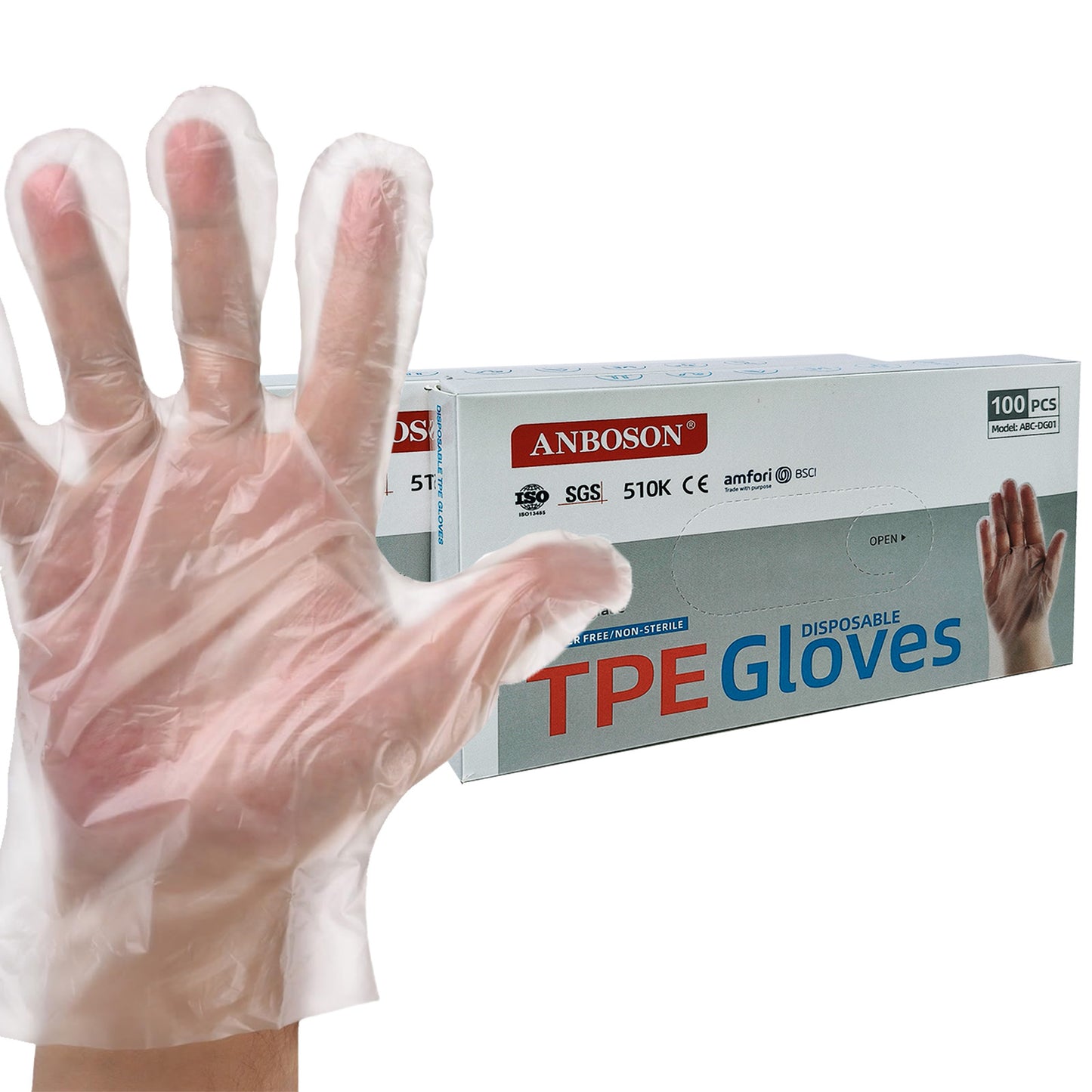 Disposable High Elasticity Powder-Free Nitrile Gloves, Gloves For