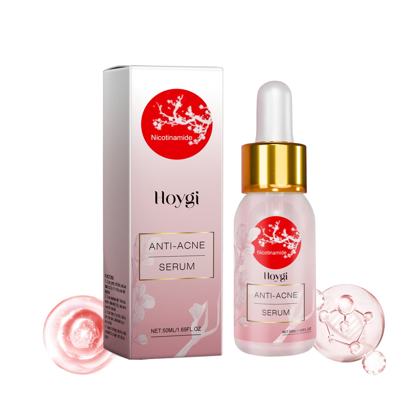 Nicotinamide Anti-Acne Serum - Moisturizing & Brightening Facial Essence