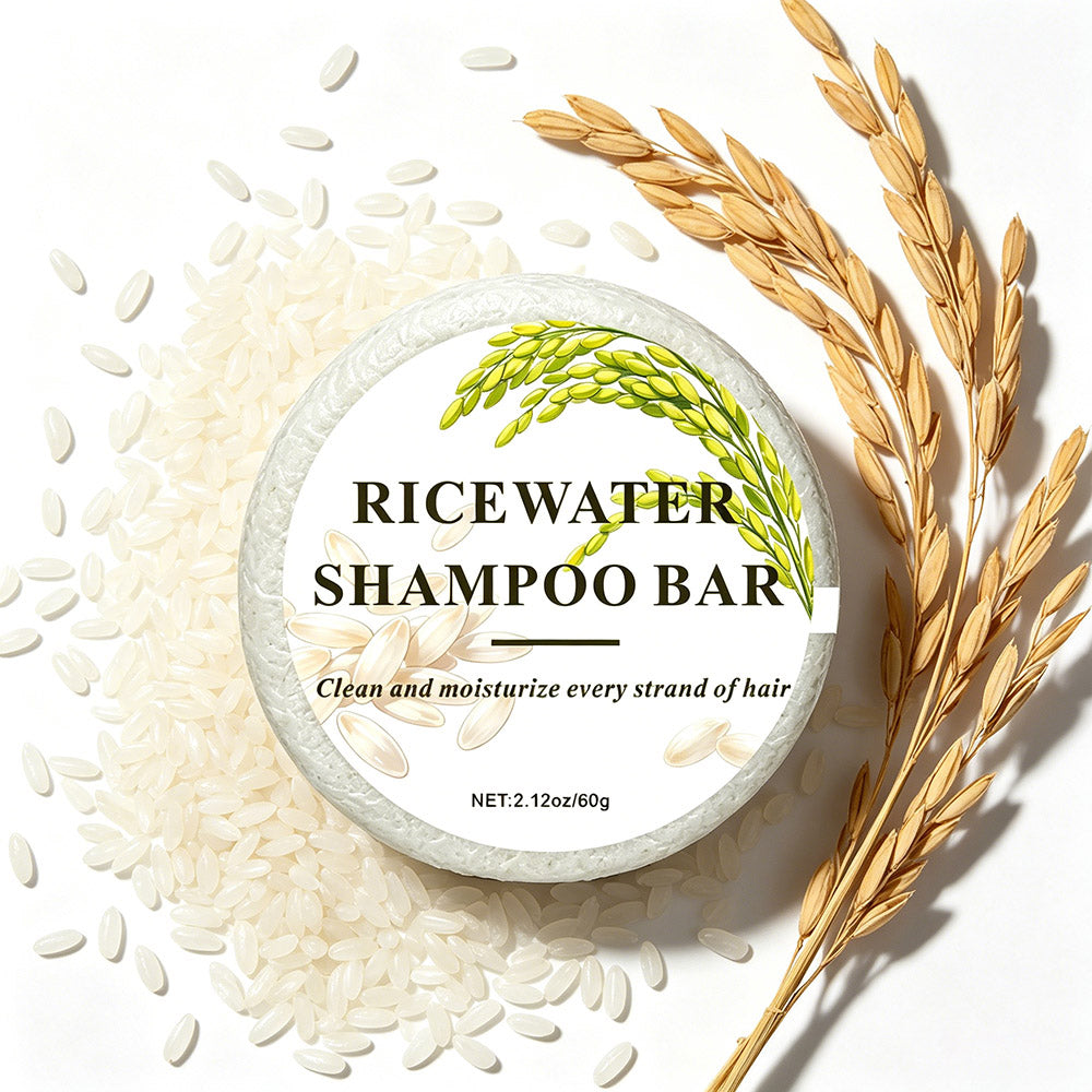 Rice Shampoo Bar 60g - Gentle Hair & Body Care