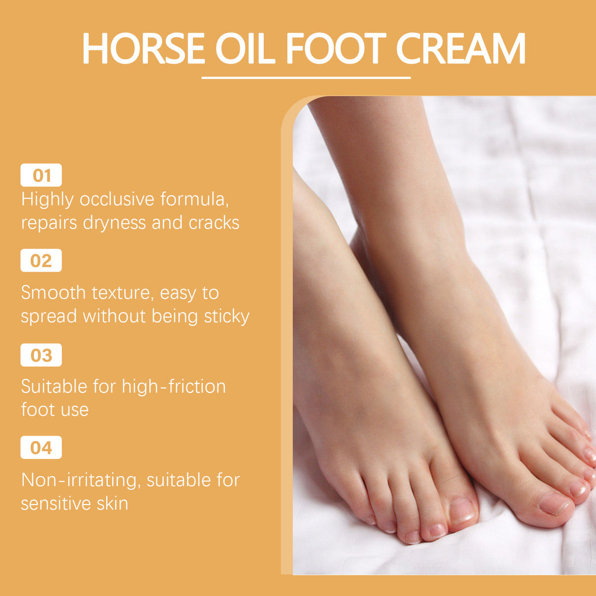 Hydrating Foot and Neck Cream - Moisturizing Skin Care 30G