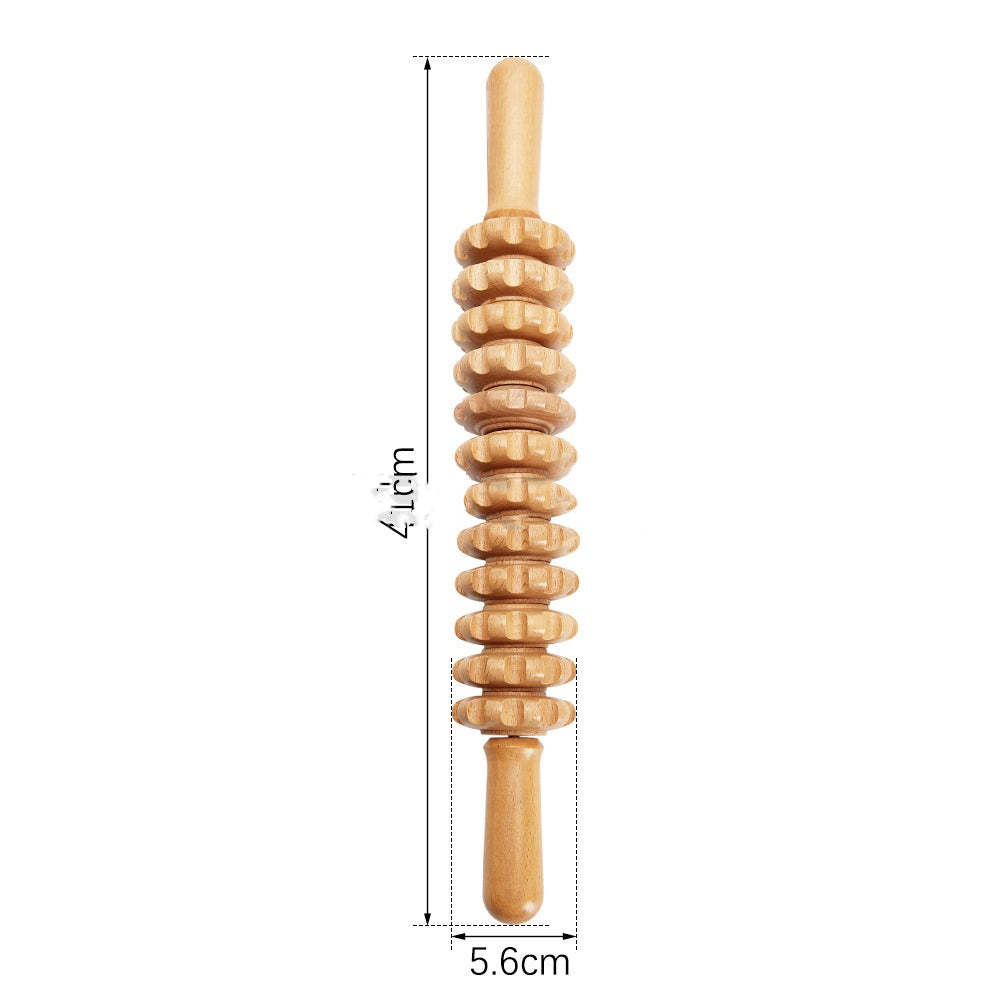 Wooden Massage Roller Suit Multifunctional Natural Massager For Men