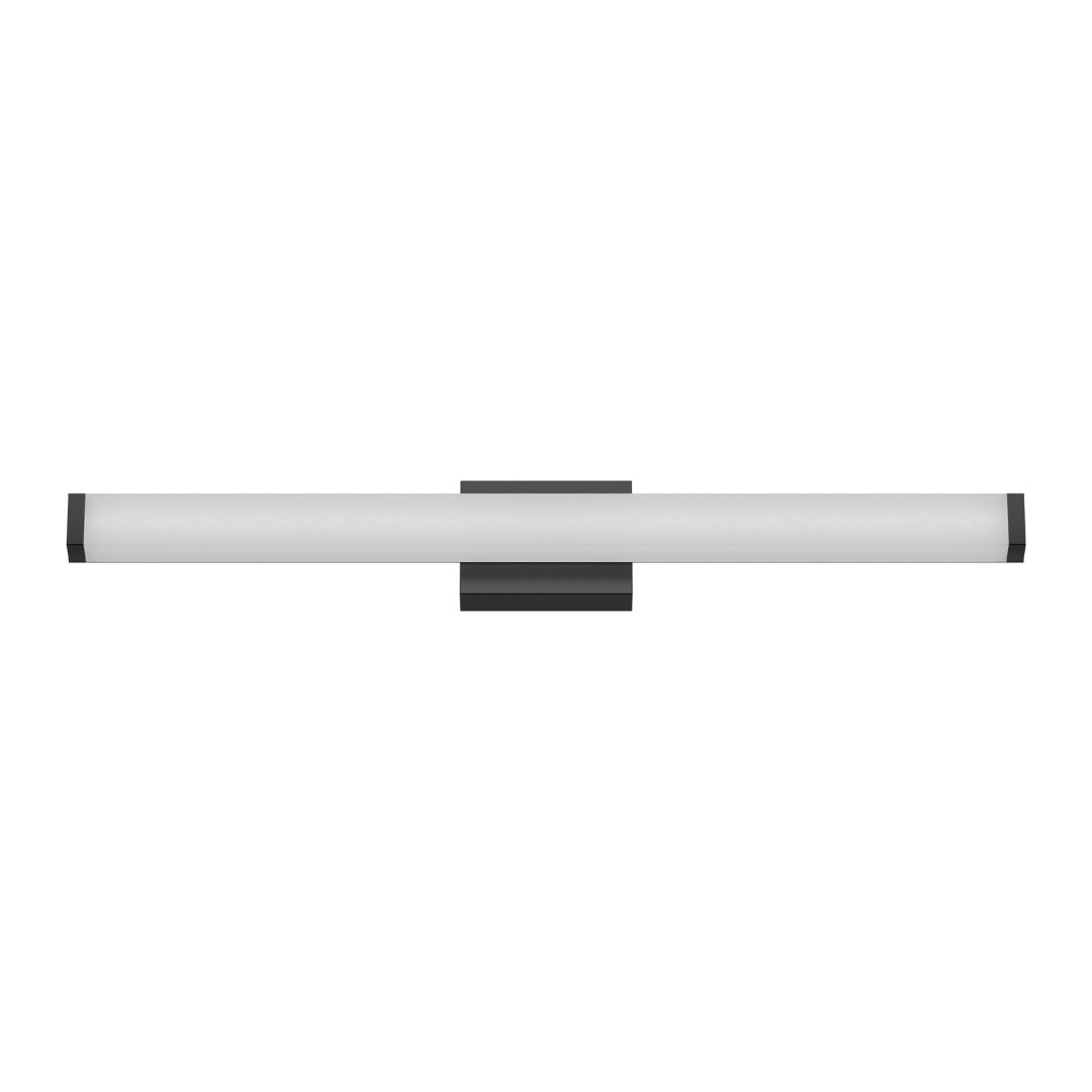 Modern Black Bathroom Vanity Light - 33 Inch LED Fixture