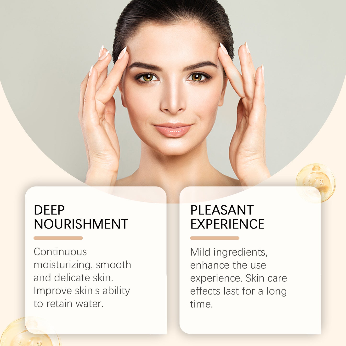 Moisturizing Skin Care Cream - Gentle, Nourishing, 60g