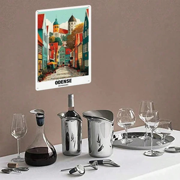 Metal Tin Sign Wall Decoration - 20 cm x 20 cm