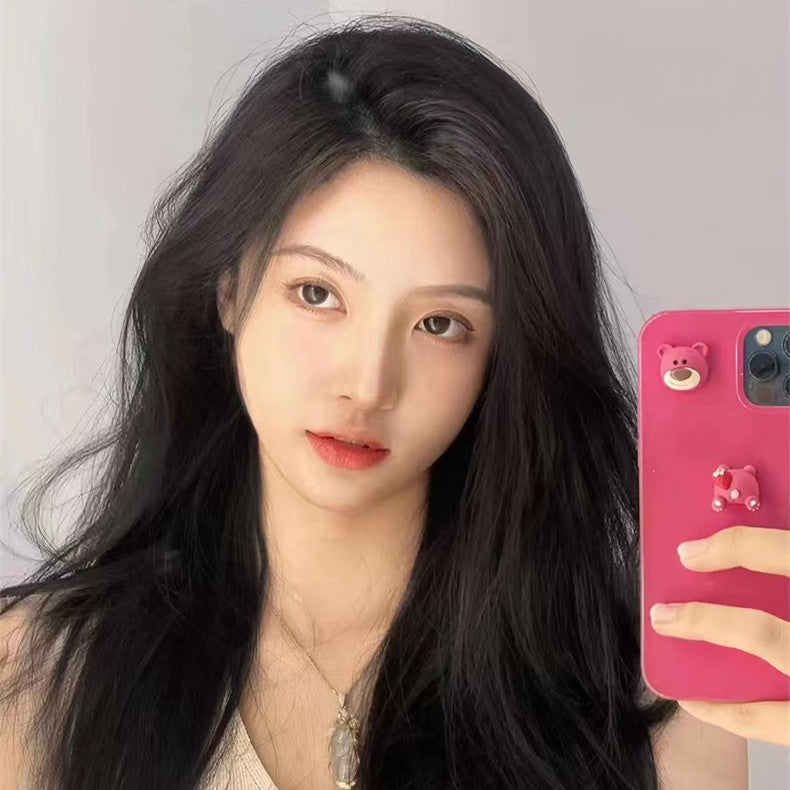 Handmade Human Hair Wig - Natural Straight