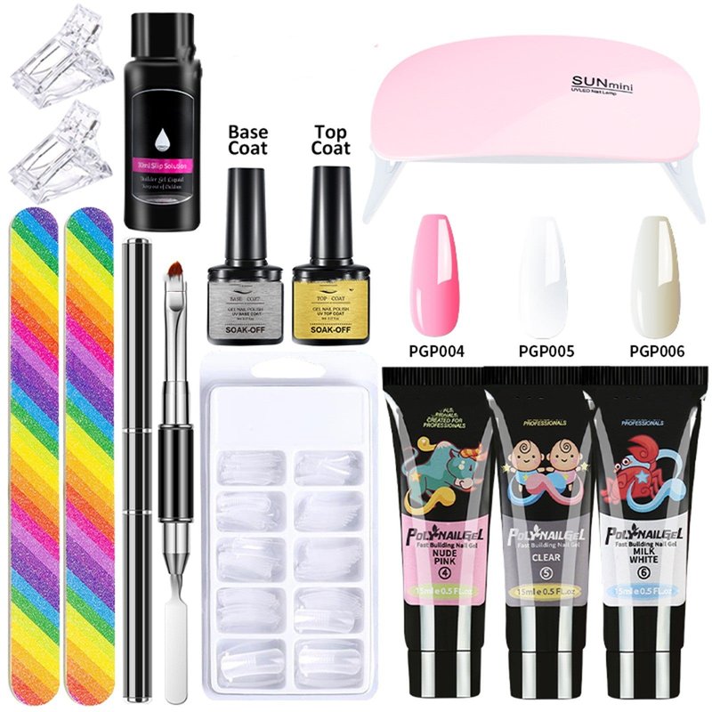 13-Piece Crystal Extended Nail Glue Set
