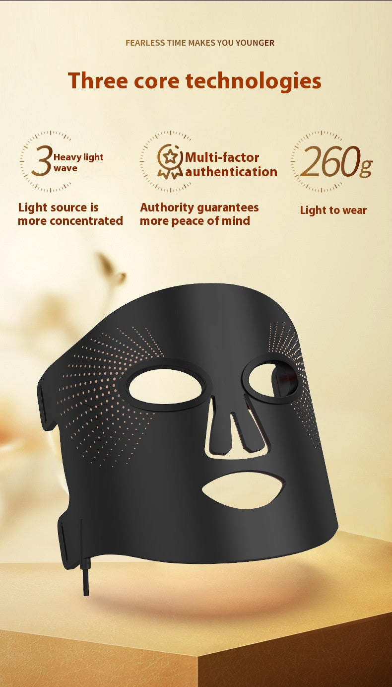 Photon Facial Mask LED Lamp for Skin Rejuvenation and Wrinkle Reduction