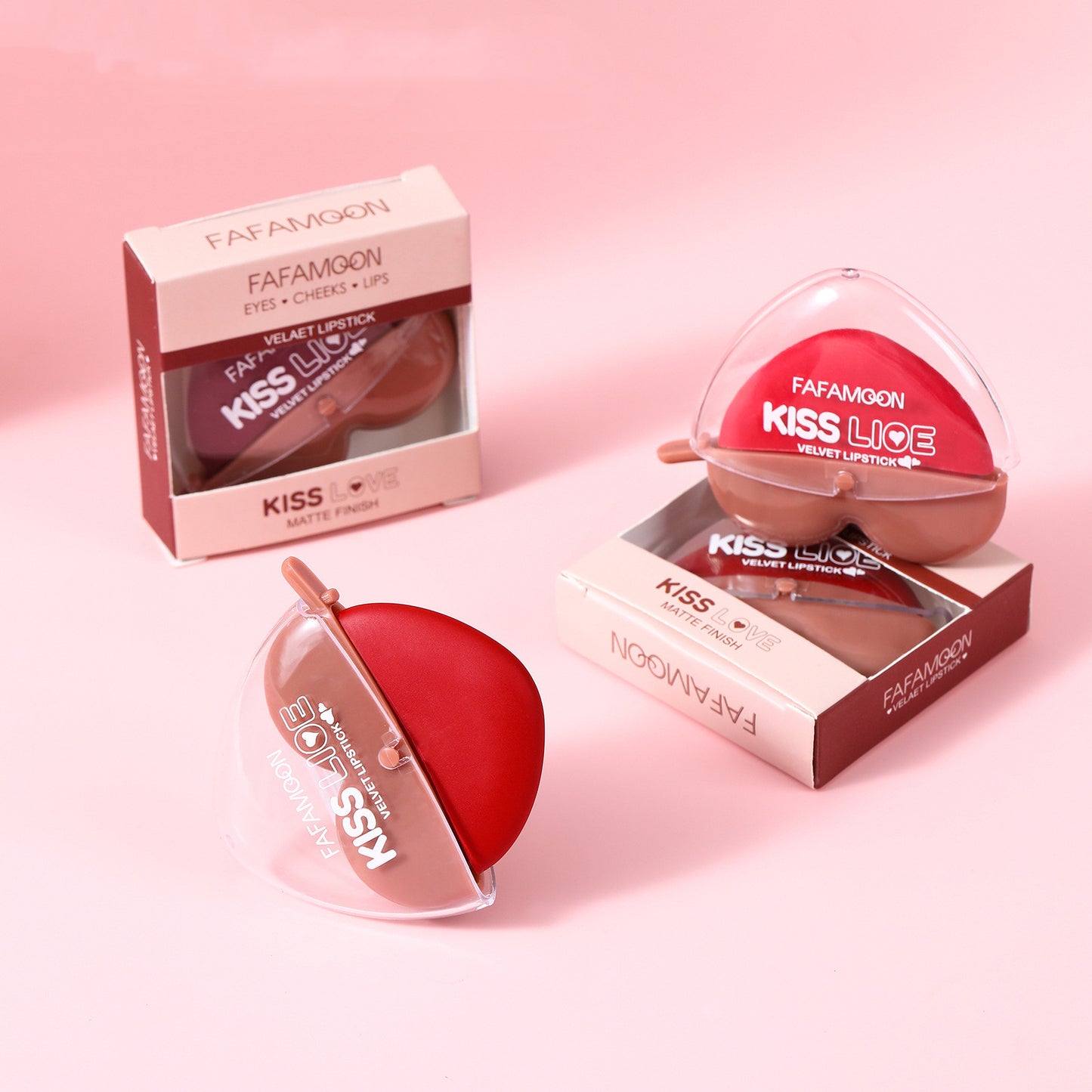 Matte Lipstick with Lip Balm Effect - Moisturizing Lip Color Set