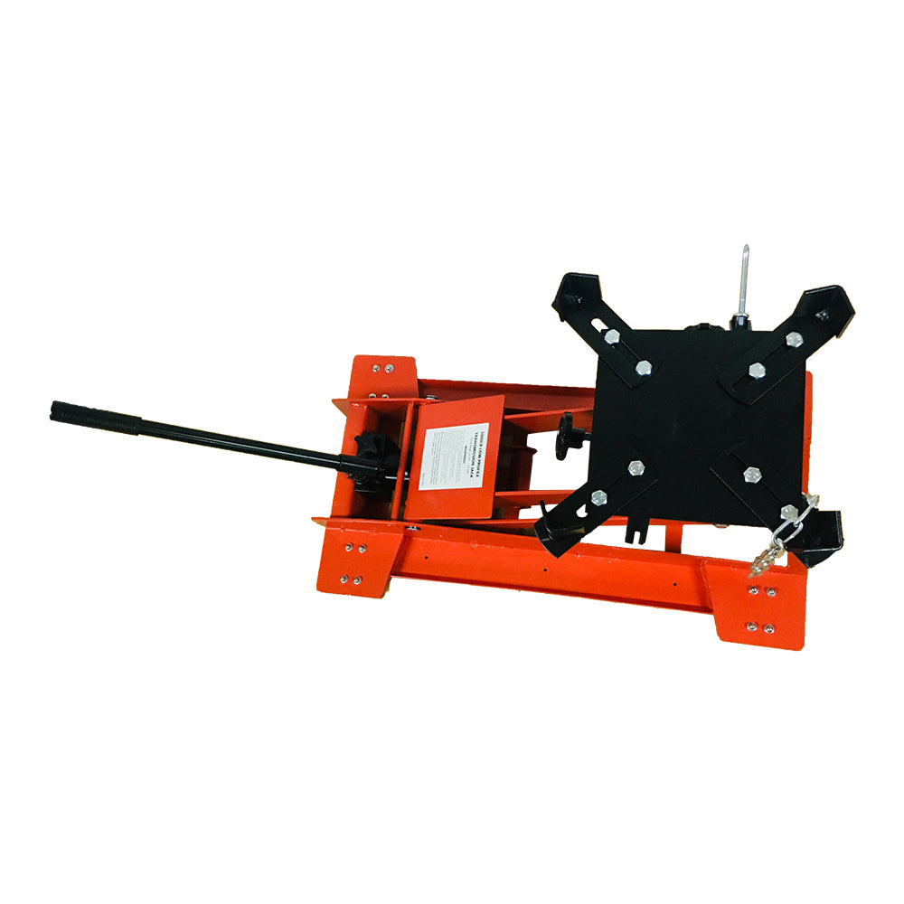 Hydraulic Transmission Jack 0.5 Ton Low Profile Steel Heavy Duty Tool - Red