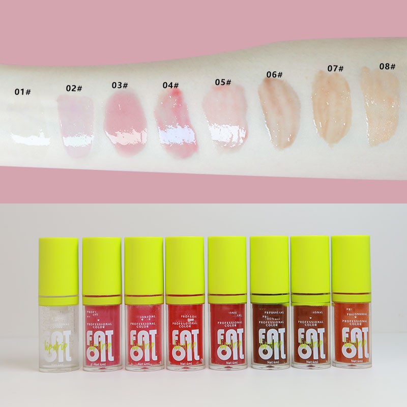 Moisturizing Lip Oil with Clear and Color Variants - 4ml Hydrating Lip Care