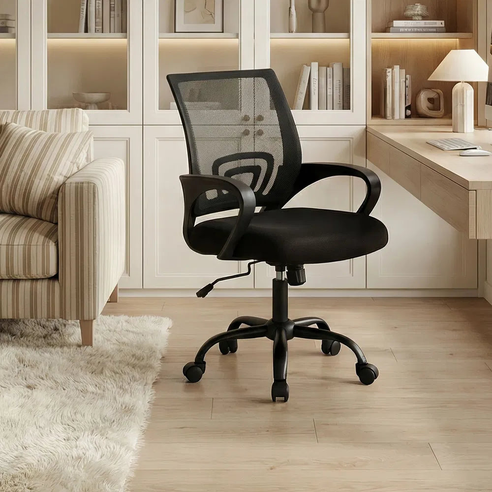 Ergonomic Office Gaming Chair with Lumbar Support - Adjustable Height