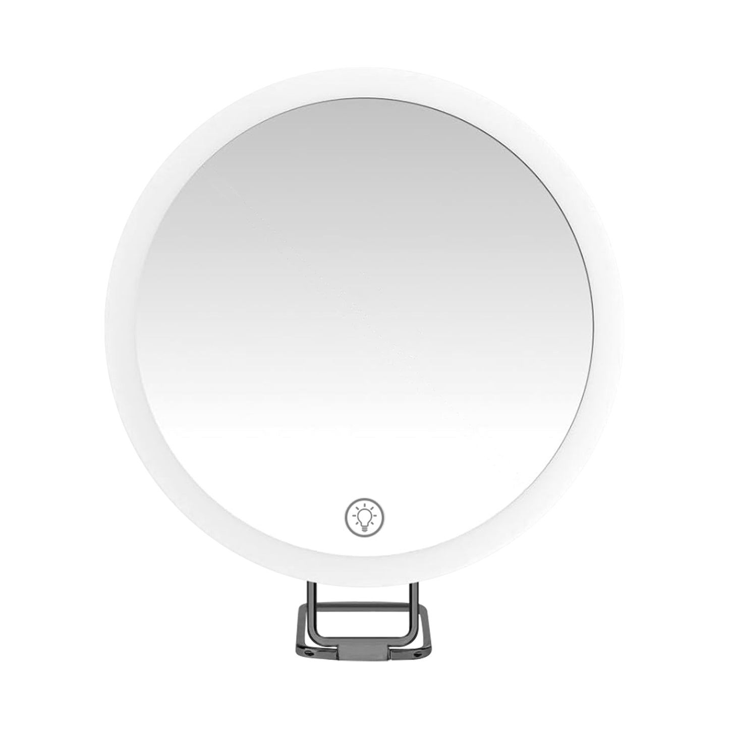 30X Magnifying Makeup Mirror with LED Light, Dimmable & 360° Adjustable Stand