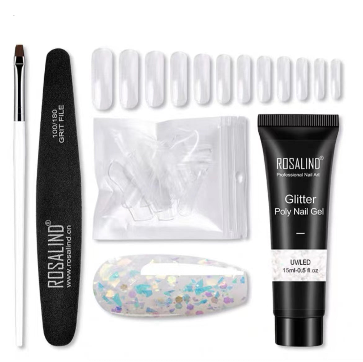 Poly Nail Gel Extension Kit for Manicure