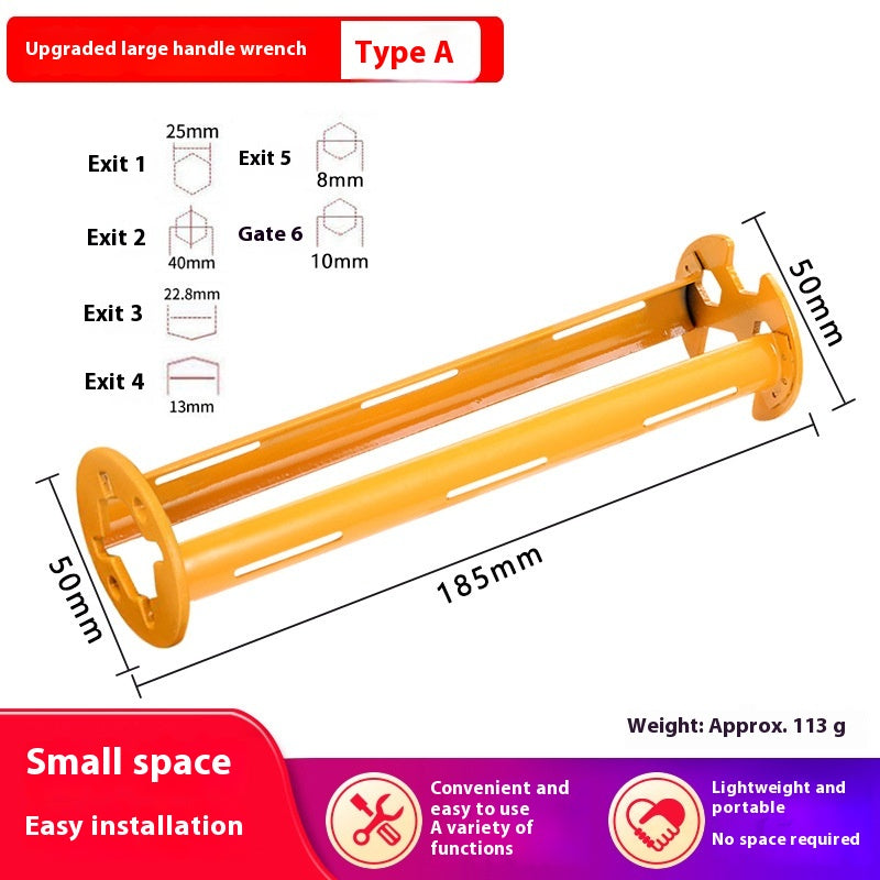Multifunctional Kitchen and Bathroom Wrench - Sink Faucet Nut Tool Set