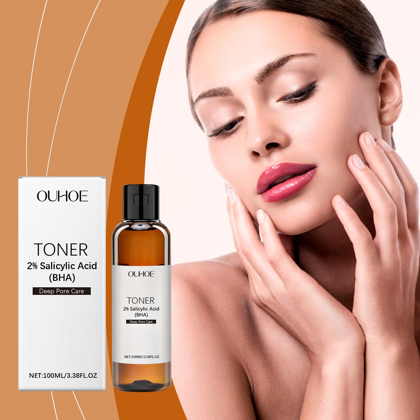 Salicylic Acid Pore Care Toner - Exfoliating Facial Skin Refiner 100ml