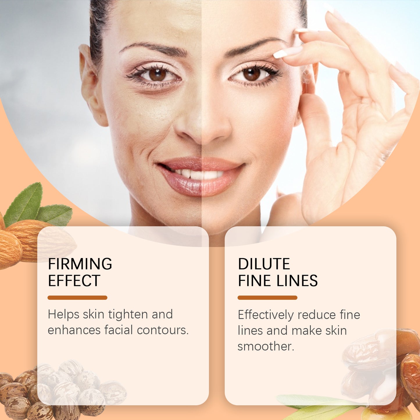 Firming Facial Essence Roller - Hydrating & Anti-Aging Skin Care 10ml