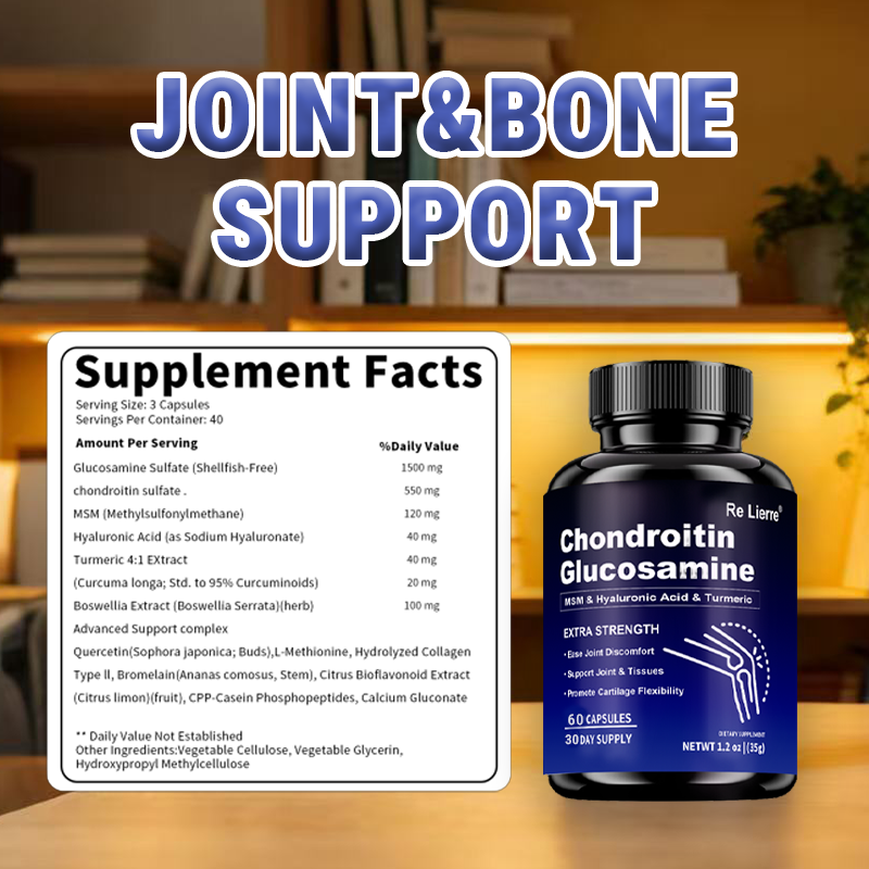 Glucosamine Chondroitin MSM Joint Support Supplement - 60 Capsules
