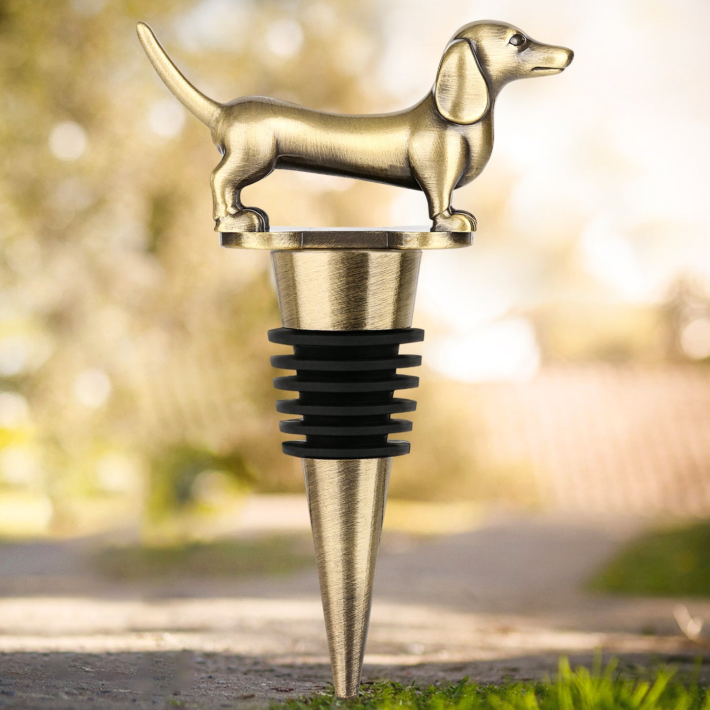 Dachshund Wine Stopper - Unique Dog-Shaped Bottle Sealer
