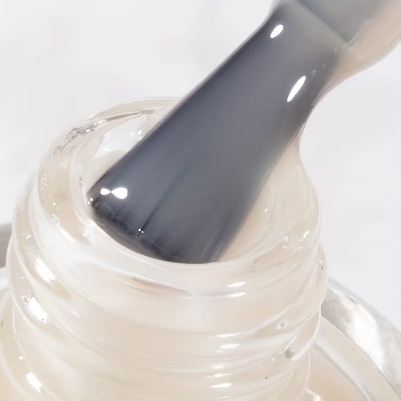 Nail Strengthening Serum for Damaged Nails - Nourishing Nail Bed Treatment, Milky White Nude, 16ml