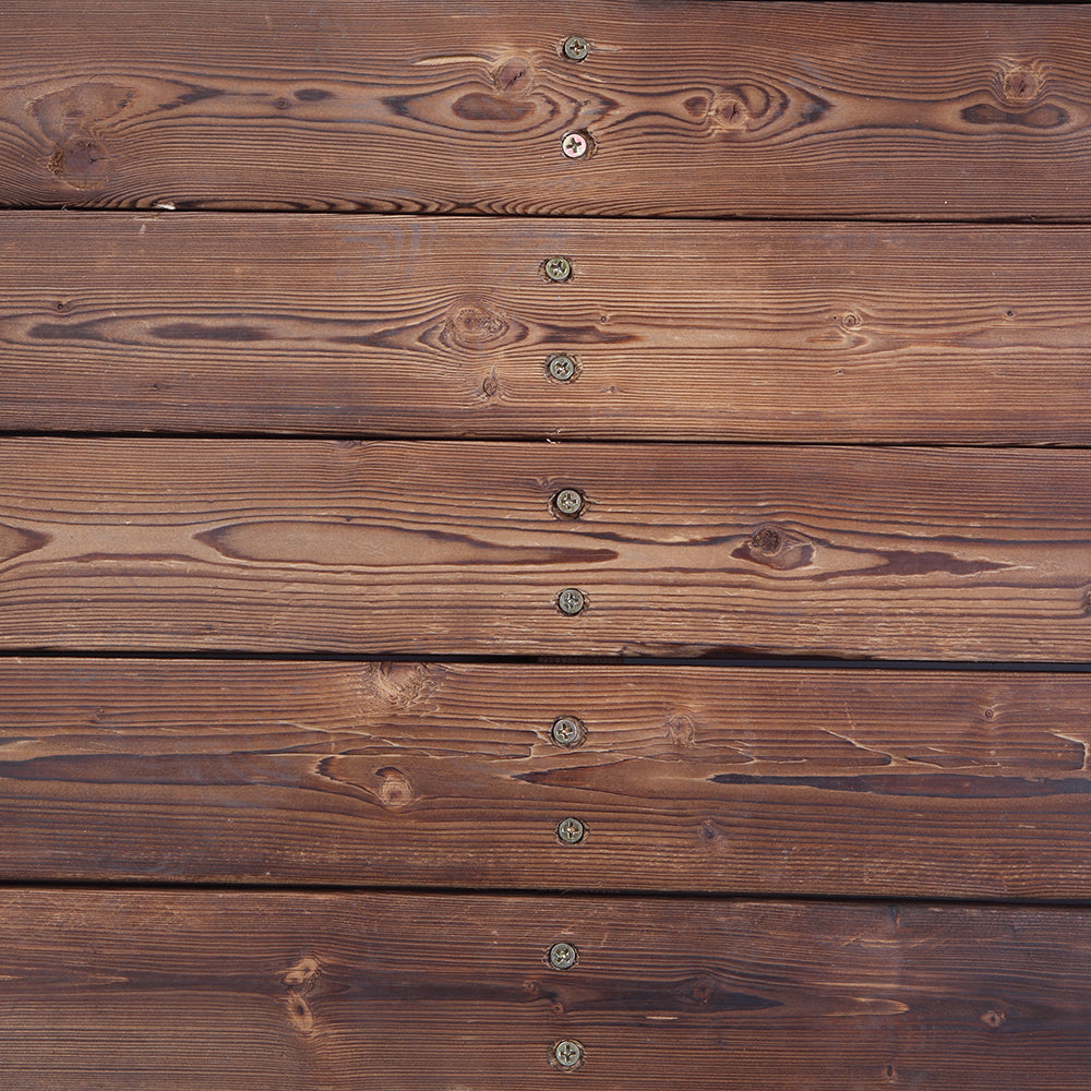 Wooden Garden Bridge Small Outdoor Landscape Bridge Carbonized Finish