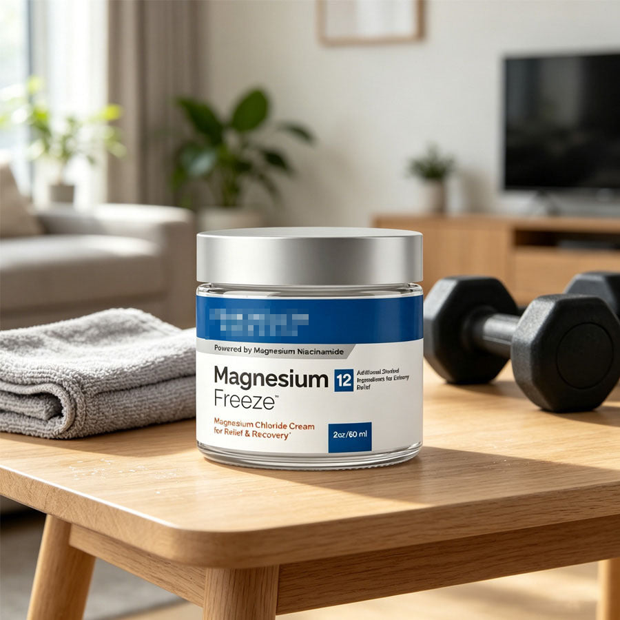 Magnesium Body Care Cream - Moisturizing Skin Balm for Daily Gentle Care