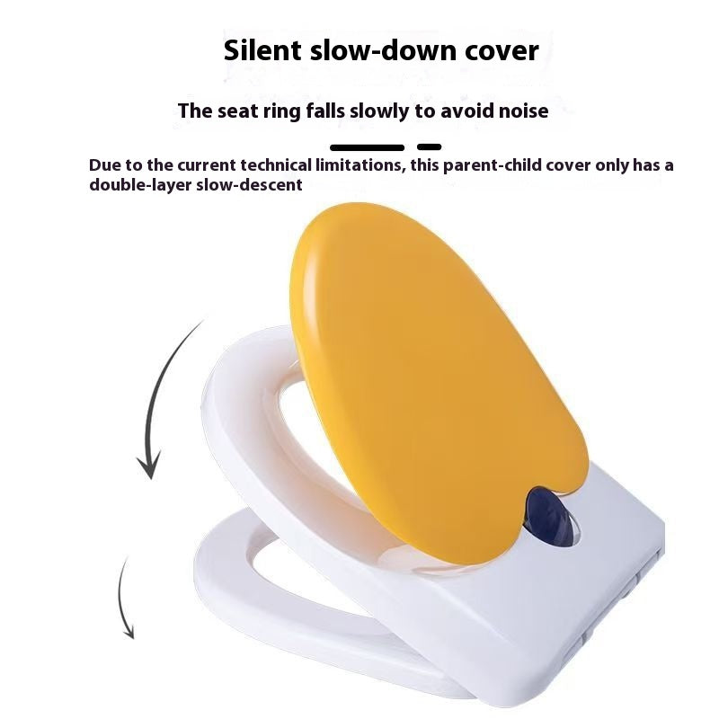 Dual-Purpose Toilet Lid Cover Thickened Modern Bathroom Storage