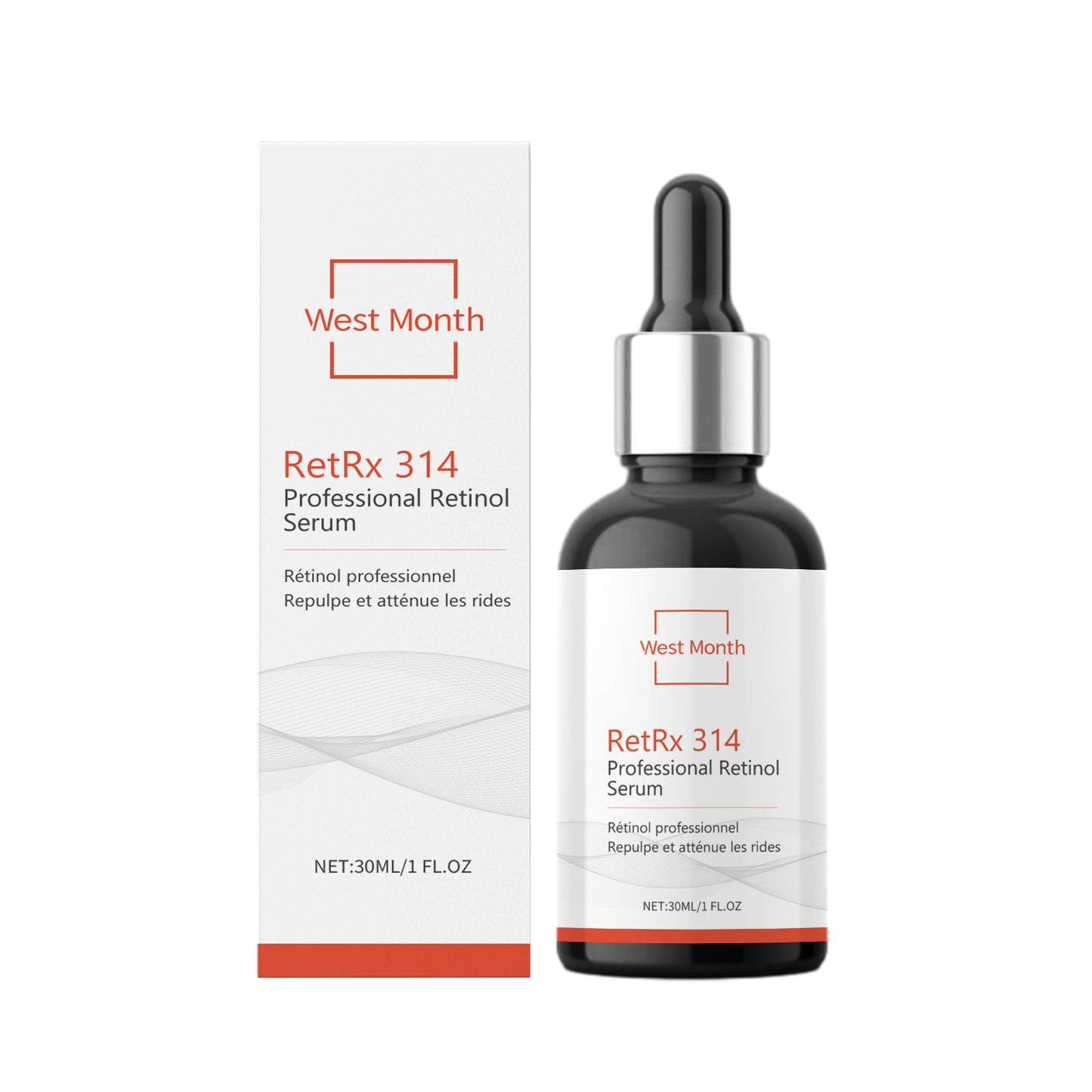Retinol Anti-Aging Face Serum - Hydrating Collagen & Hyaluronic Acid, 30ml
