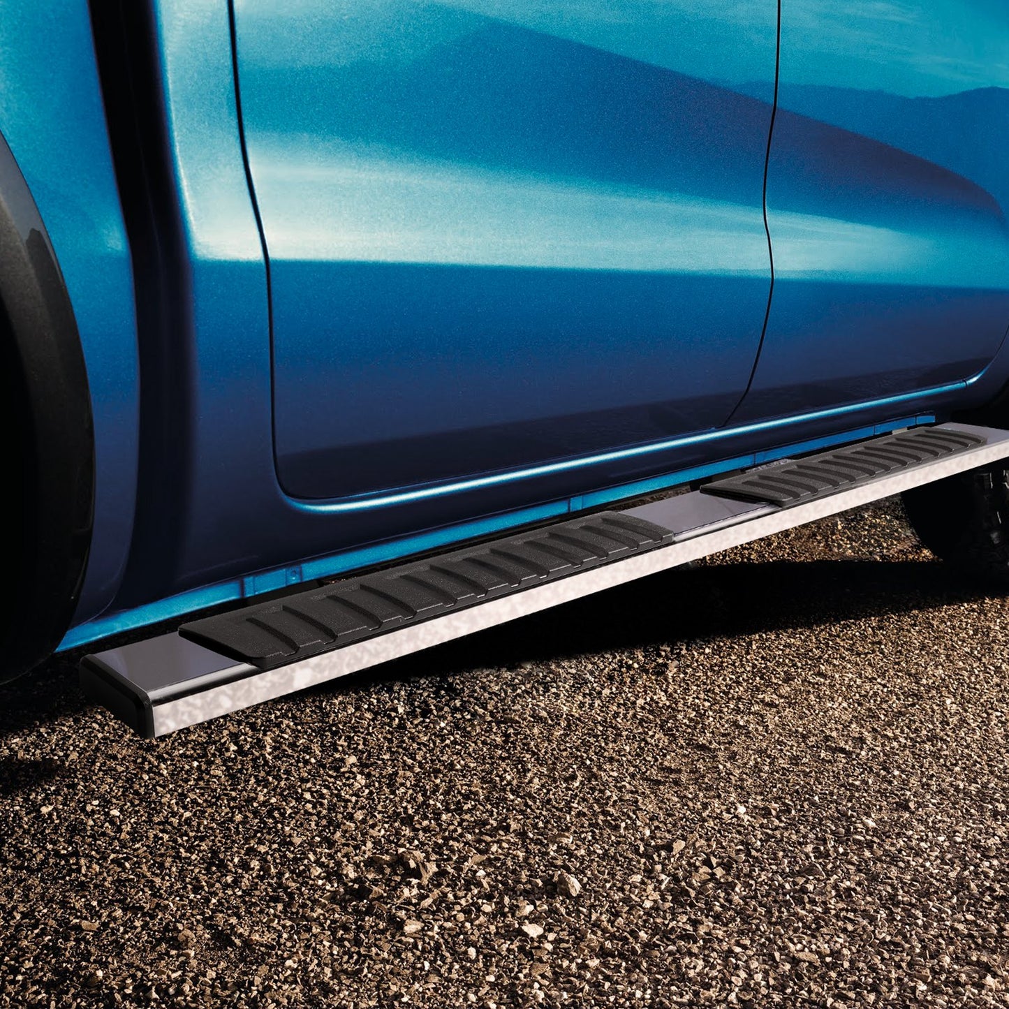 6' Stainless Steel Running Boards Side Steps for Chevy Silverado & GMC Sierra Crew Cab