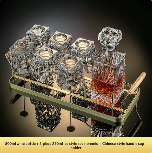 Premium Whiskey Glass and Decanter Set - Multiple Styles & Designs
