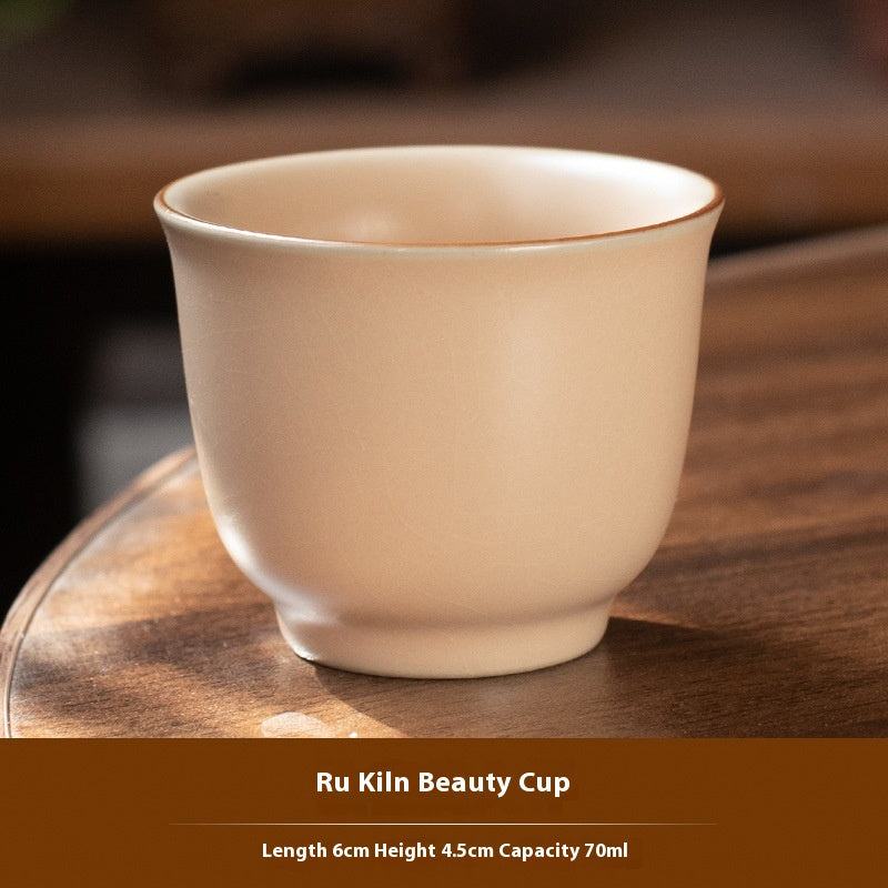 Ceramic Tea Cup Set for Household, Kitchen & Tea Drinking - Multiple Variants