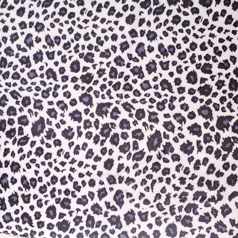 Short Plush Animal Print Fabric - Decorative Polyester Cloth for Sewing & Crafts